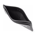 Balenciaga Cow Leather Card Holder Unisex Black