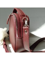 Сумка женская через плечо кросс боди натуральная кожа летняя