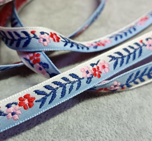 Тесьма жаккард, ш. 1,2 см