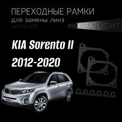 Переходные рамки для замены линз на KIA Sorento II 2012-2020