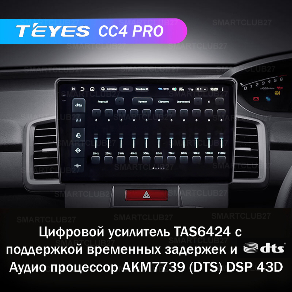 Teyes CC4 Pro 10,2" для Honda Freed 1 2008-2016 (прав)