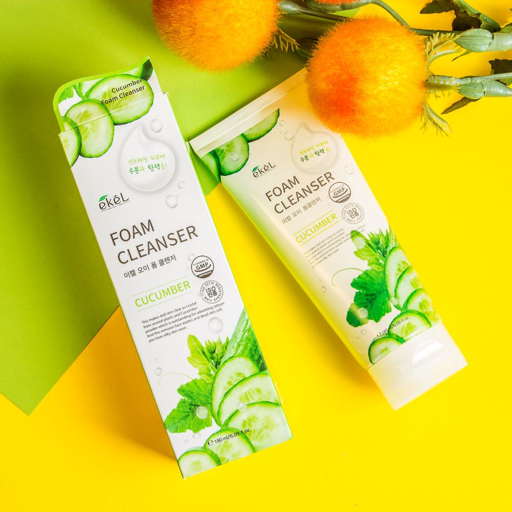 Ekel. Пенка для умывания с экстрактом огурца Cucumber Foam Cleanser