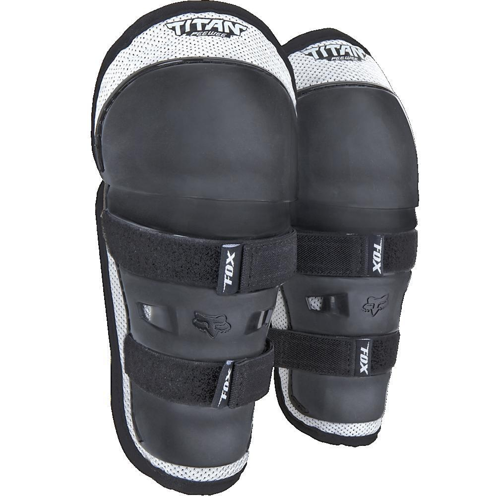 Наколенники детские Fox Titan Knee/Shin Kids Guard (Black/Silver, OS, 2024 (08037-464-OS))