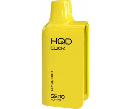 Картриджи HQD Click 5500 Мята лимон (в пачке 1шт) 8мл 20мг (2%)