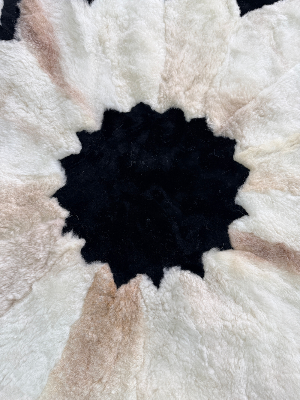 Ковер шкура натуральная овчина меховой