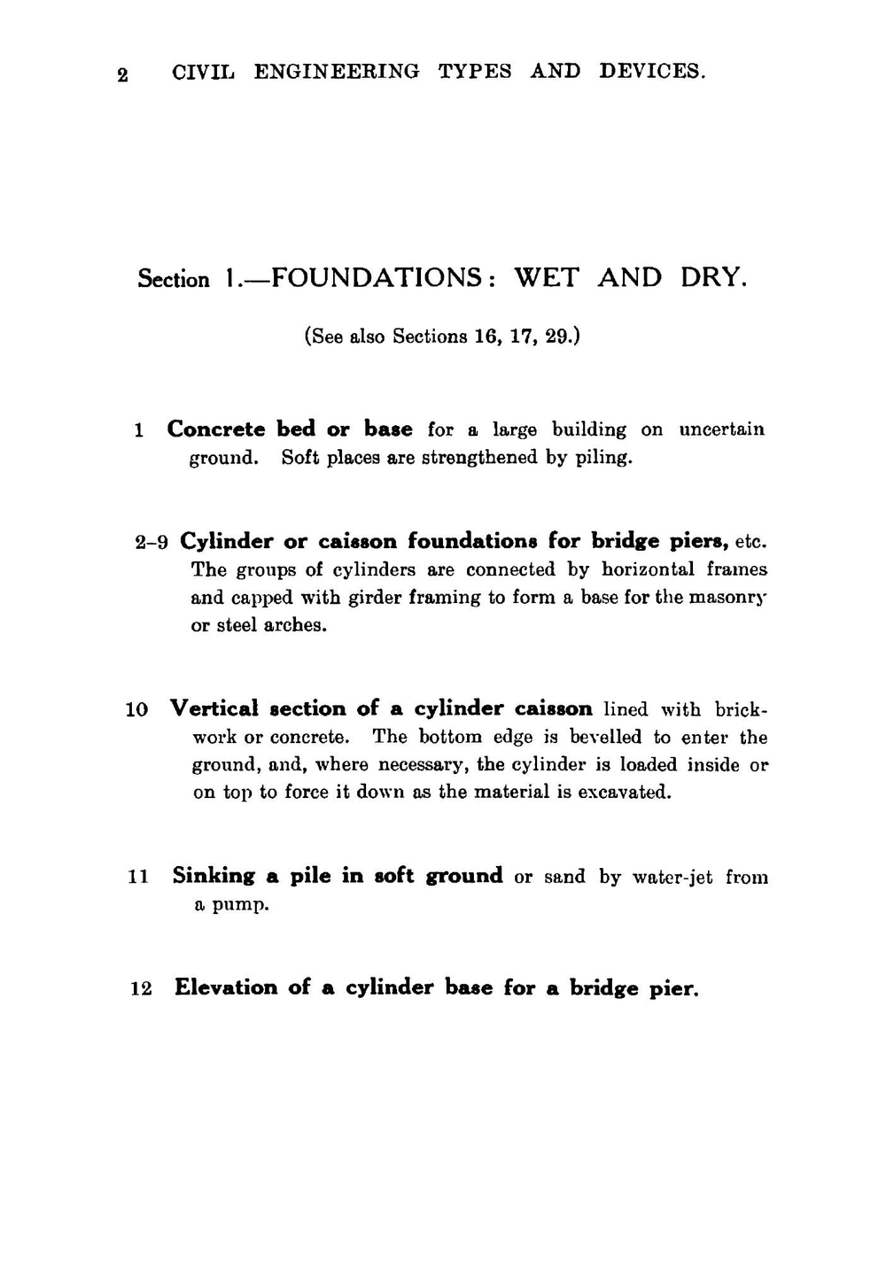 Civil engineering types & devices | Thomas Walter Barber