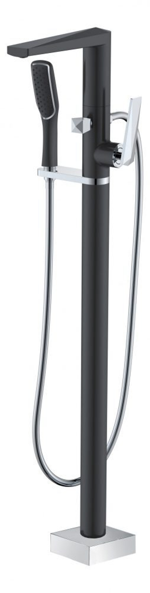 Boheme Смеситель напольный VENTURO черный-хром