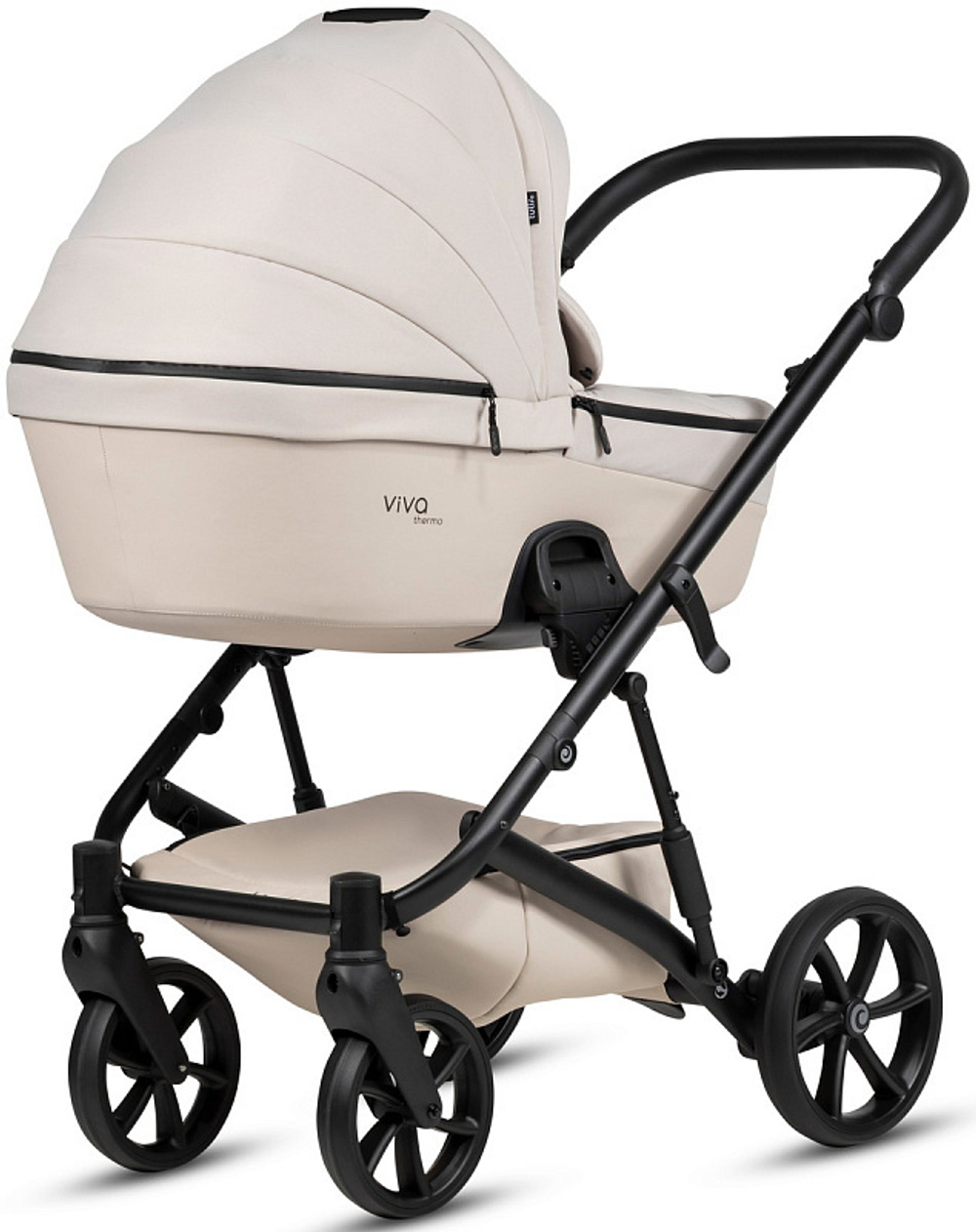 Детская коляска Tutis Viva 6 Plus Essential 3 в 1 с автокреслом Elo Lux EduSky Black 1612058 Crystal