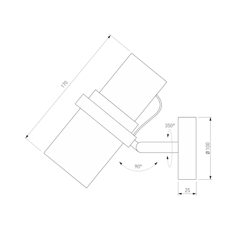 Настенный светильник Eurosvet Megre 503111