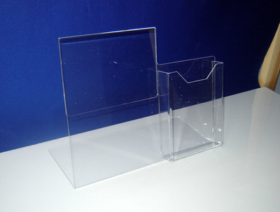 Менюхолдер (тейбл тент) А5 L-обр вертикальный + карман А6