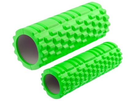 Валик-матрёшка для йоги полый жёсткий GO DO :YJ33См-2  (Салатовый)