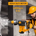 Перфоратор SDS-Plus INGCO RH150028 INDUSTRIAL 1500 Вт 5,5 Дж