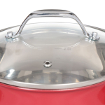 Кастрюля нерж, 2.6 л, с крыш, Daniks, Валетта, QS-2-18/GS-01616-18CA, индукц