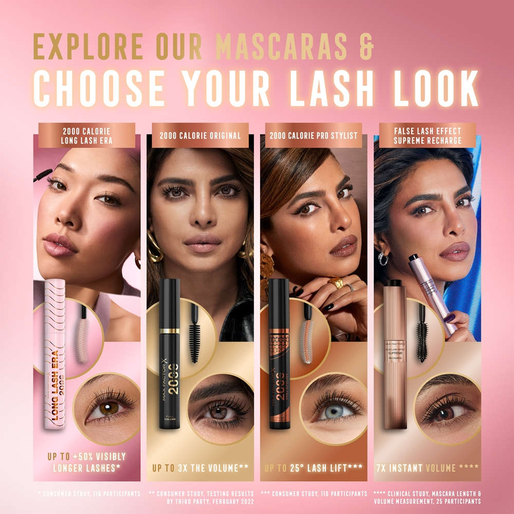 Max Factor 2000 Calorie Long Lash Era - удлиняющая тушь для ресниц оттенок 003 Black Brown, 7 ml