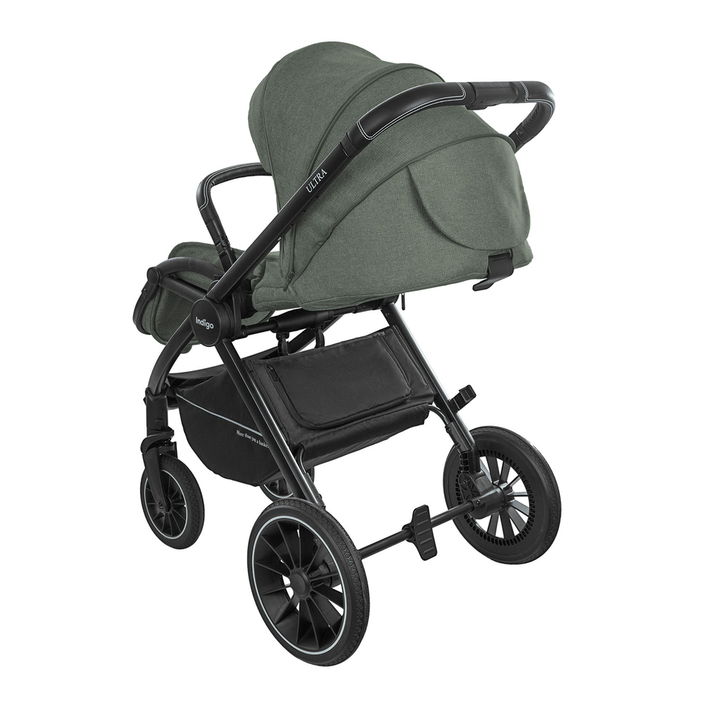 Детская коляска Indigo ULTRA 3в1 зеленый
