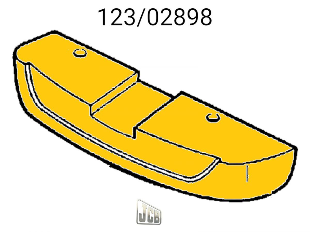 Бампер противовес JCB 123/02898