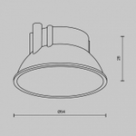 Кольцо декоративное Maytoni Accessories Ring8-10W-RD-W