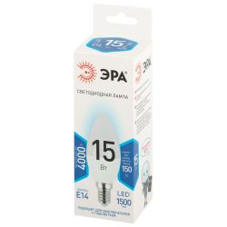Лампа светодиодная ЭРА STD LED B35-15W-840-E14 E14 15 Вт свеча нейтральный белый свeт | Лампы cветодиодные Свеча (B/C)
