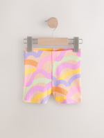 Шорты-велосипедки для девочки Next E65-366, 4 шт., Розовый, Желтый, Сиреневый