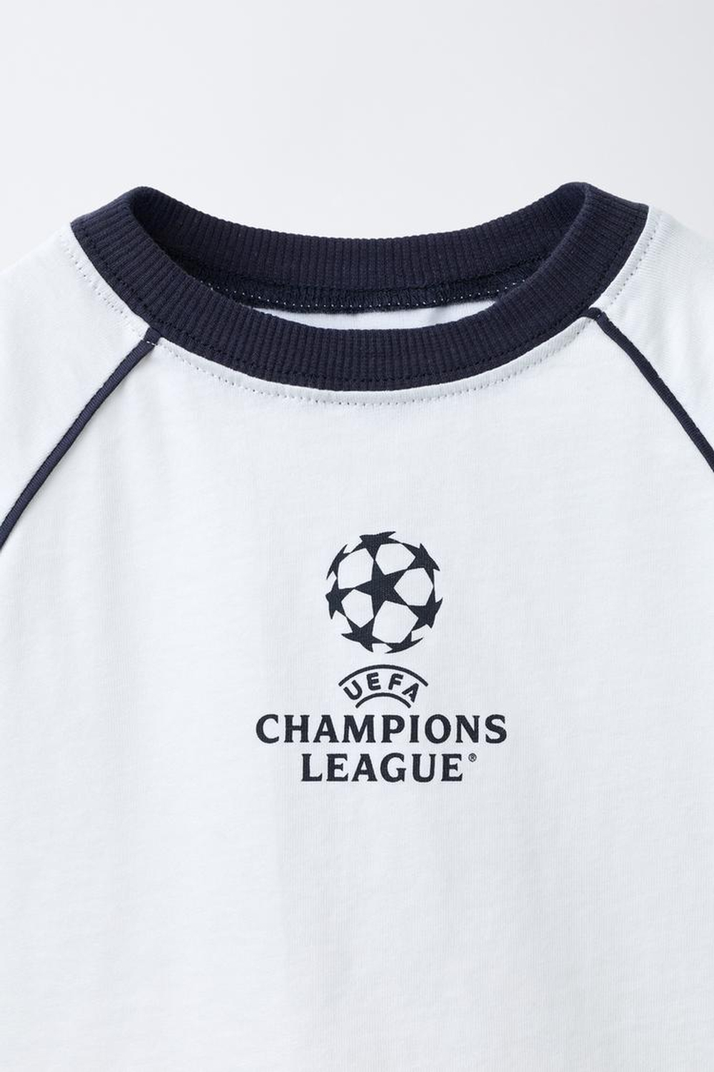 ZARA ФУТБОЛКА С ПРИНТОМ UEFA CHAMPIONS LEAGUE ®, БЕЛЫЙ