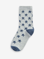 Носки хлопковые для мальчика Next 259-751, 7 шт., Синий, Серый