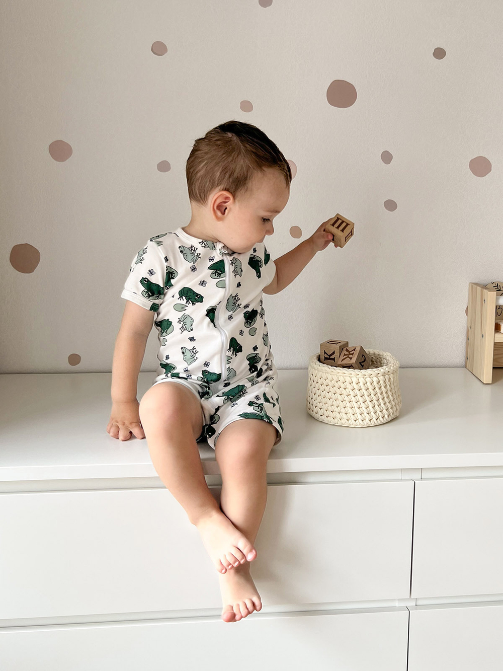 Песочник Mjölk Sleep and Play Лягушки