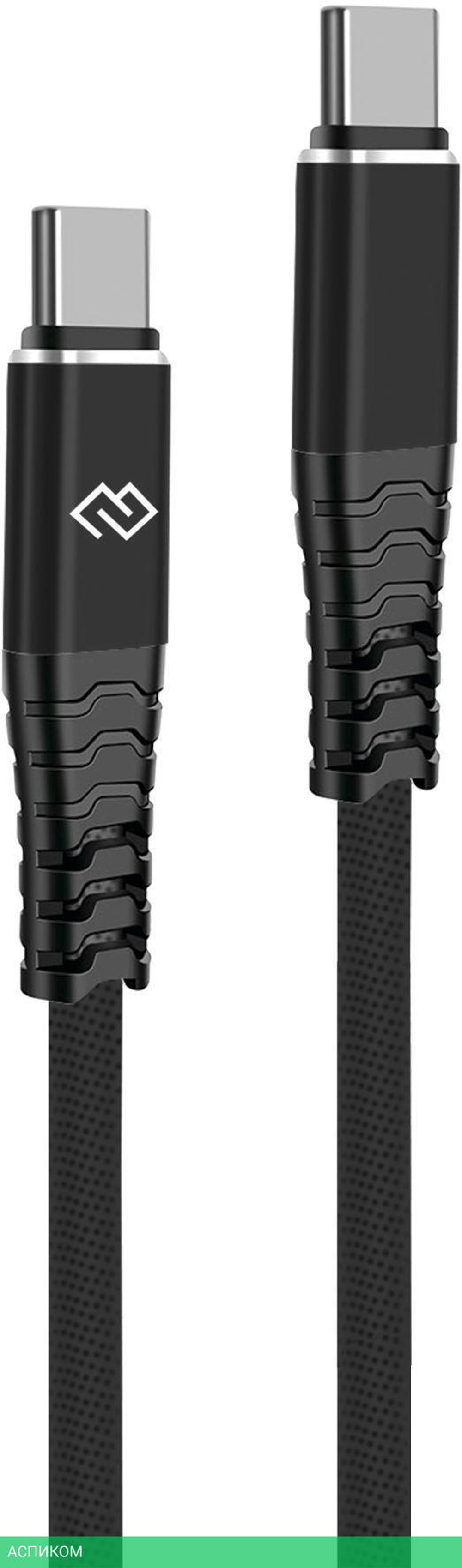 Кабель Digma USB Type-C (m) - USB Type-C (m) 2 м черный (DG-USBС-C-2M-100W)