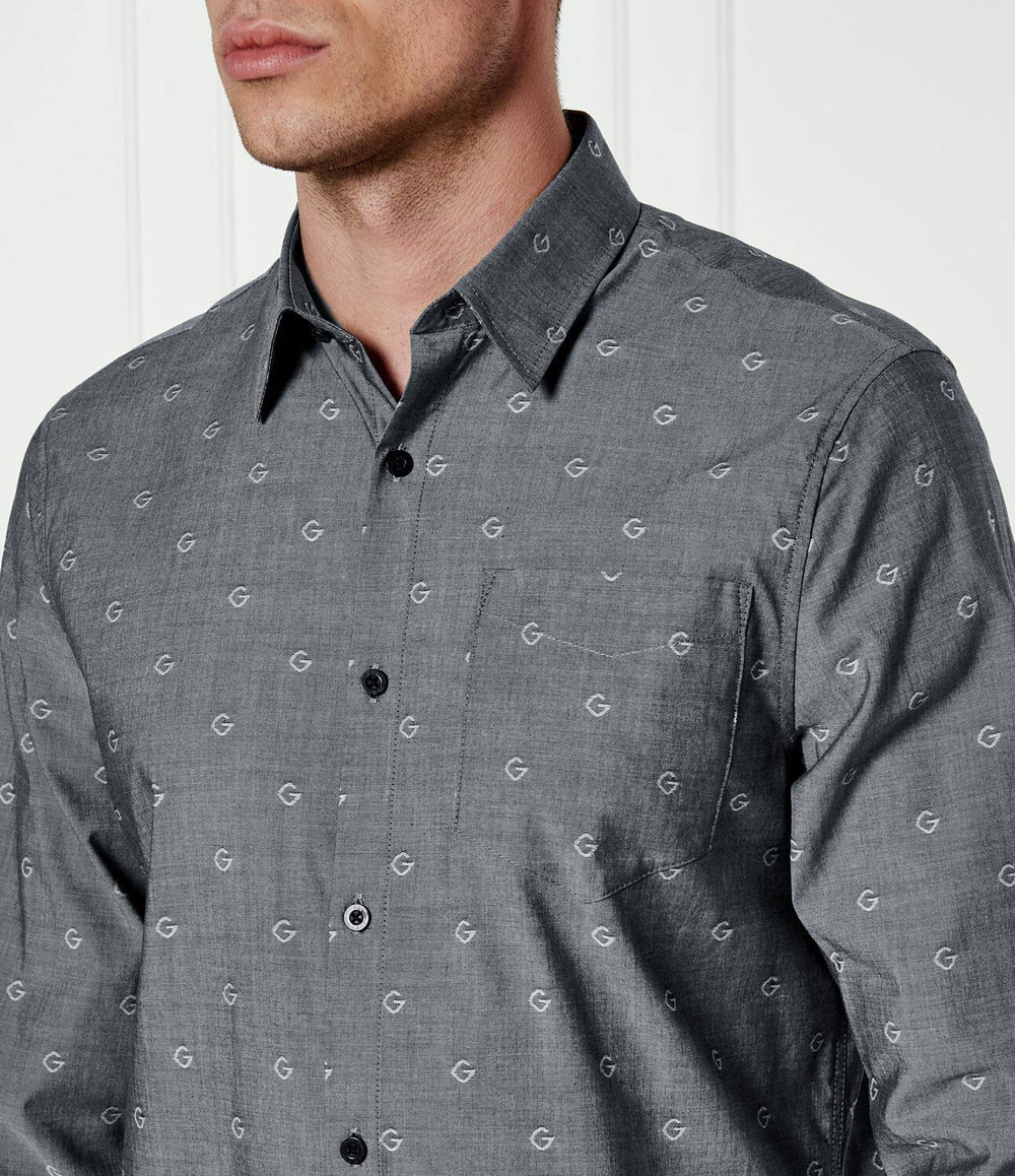 Рубашка GUESS - серый(M5RH05 WFXX1)