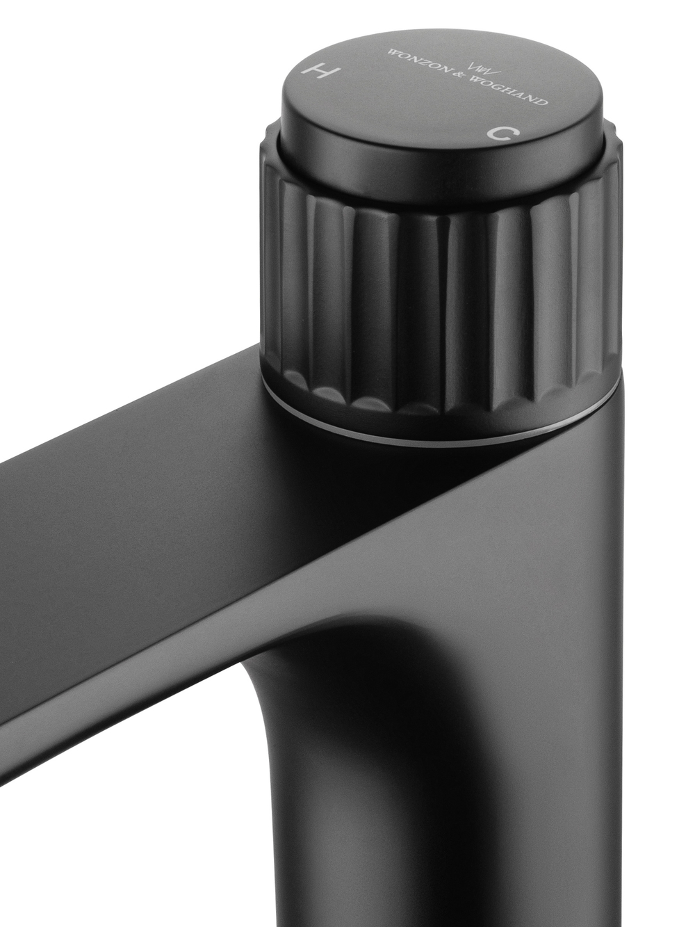 Смеситель для раковины WONZON & WOGHAND CLICK, Черный матовый (WW-A40412-MB)