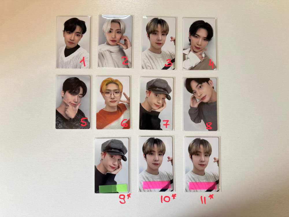 Фотокарты ATEEZ X KAURA VALENTEEZ 2023