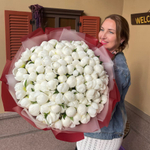 Букет из пионов «101 Пион Дюшес»