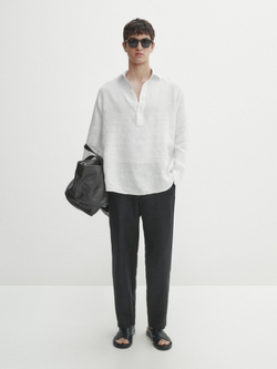 Massimo Dutti Рубашка поло, белый