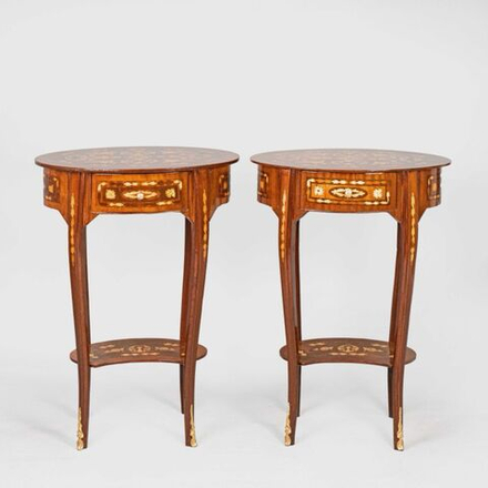 Винтаж: Парные винтажные комоды/тумбы