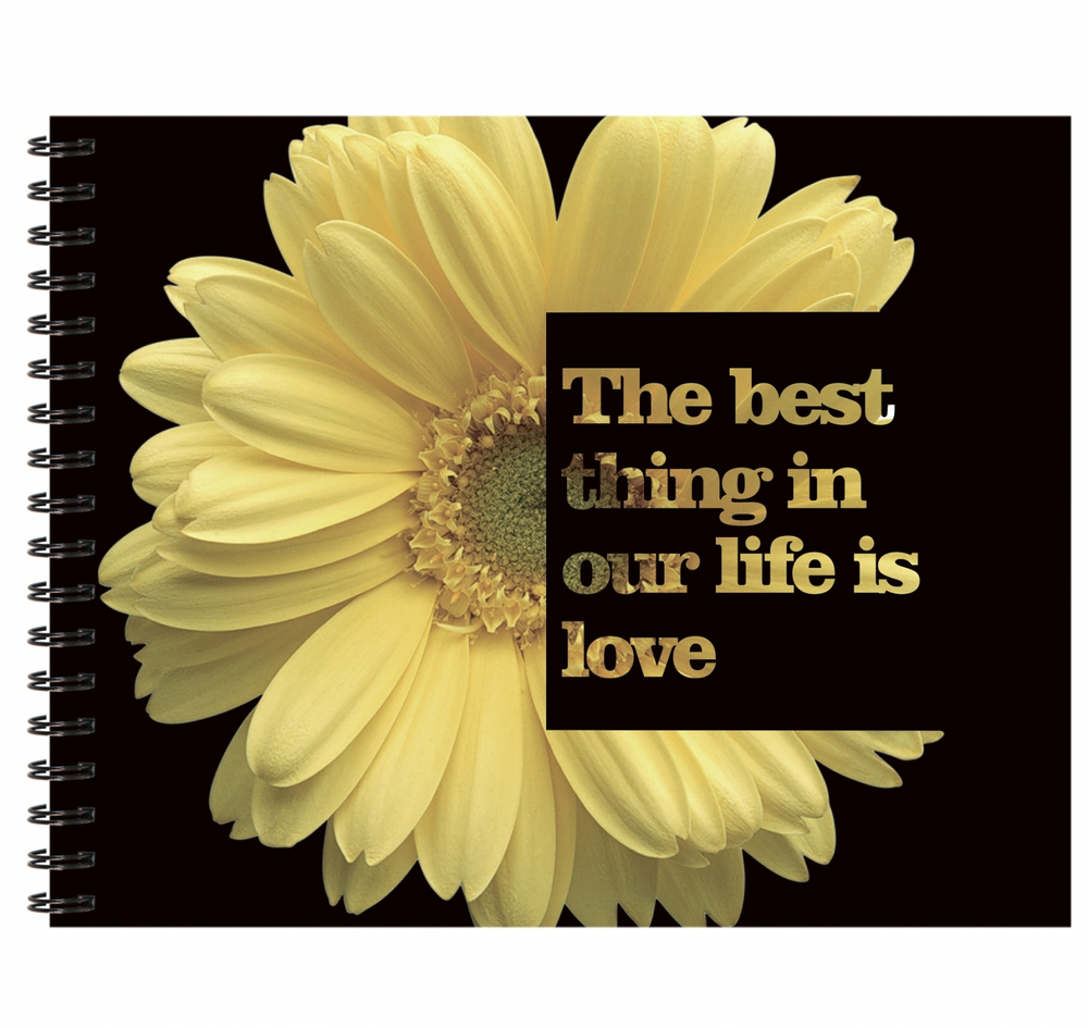 Блокнот А6+, гребень, Alingar, мелованный картон, Soft touch+ выб УФ лак, 48 л., клетка, "Цветы", ассорти