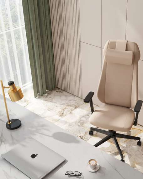 Кресло руководителя TopChairs Trophey бежевый