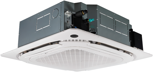 Сплит-система кондиционер кассетный Midea MCD1-48HRN1-R/MOU-48HN1-LRR/T-MBQ4-04A1 на 140 м²