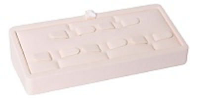 Подставка для 5 пар серег/кубик наклонный/выним.вкладыш/10 язычков/5 прорезей/петелька/карман