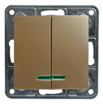 Переключатель 1-кл ProfiTec белый