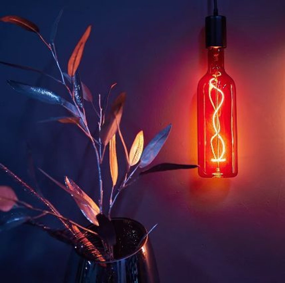Лампа светодиодная красная 5W E27 SOHO CW RED GLS77RD LED-SF21 Uniel UL-00007626