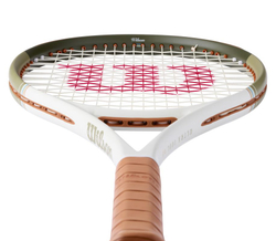 Теннисная ракетка Wilson Ultra 100L V5 Desert - brown/green/sand + Струны