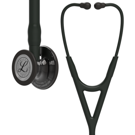 Стетоскоп Littmann Cardiology IV, черный, дымчатая акустическая головка, черный ствол (6232)