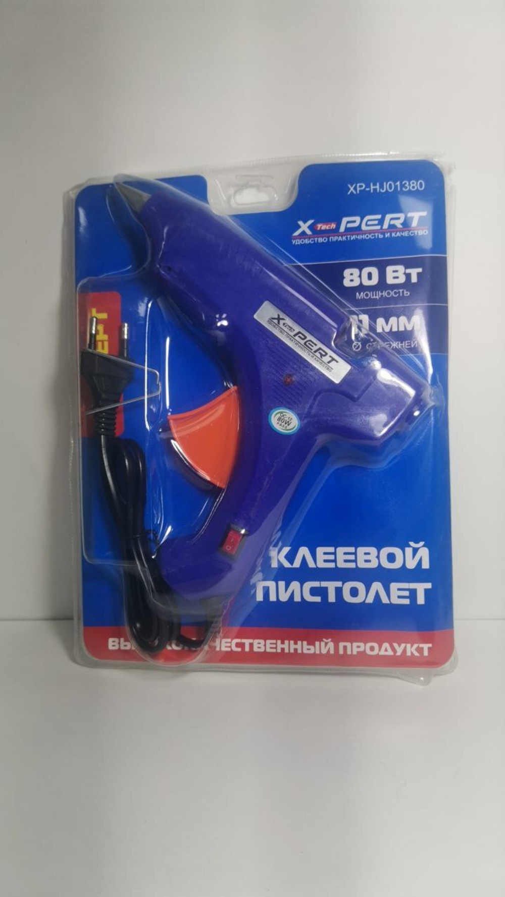 Клеевой пистолет 80Вт 11мм TECH XPERT