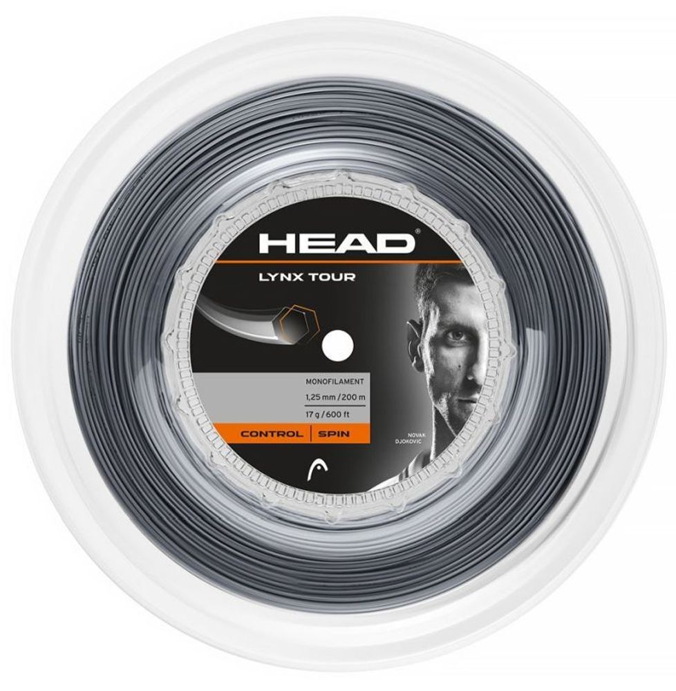 Теннисные струны Head LYNX TOUR (200 m) - серый