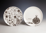 Подарочный набор тарелок "Часовое дело"