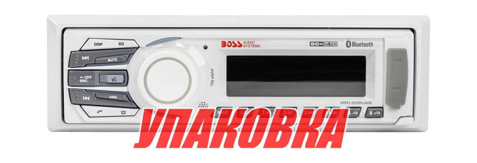 Морская магнитола 1DIN BOSS MR1308UAB (упаковка из 9 шт.)