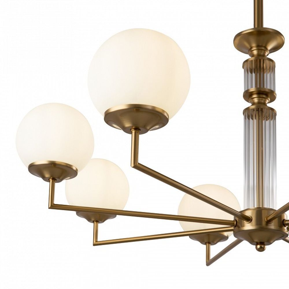 Люстра на штанге Freya Bolas FR5185PL-08BS