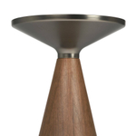 Кофейный столик Vaso Wood диаметр 50 коричневый. черный
