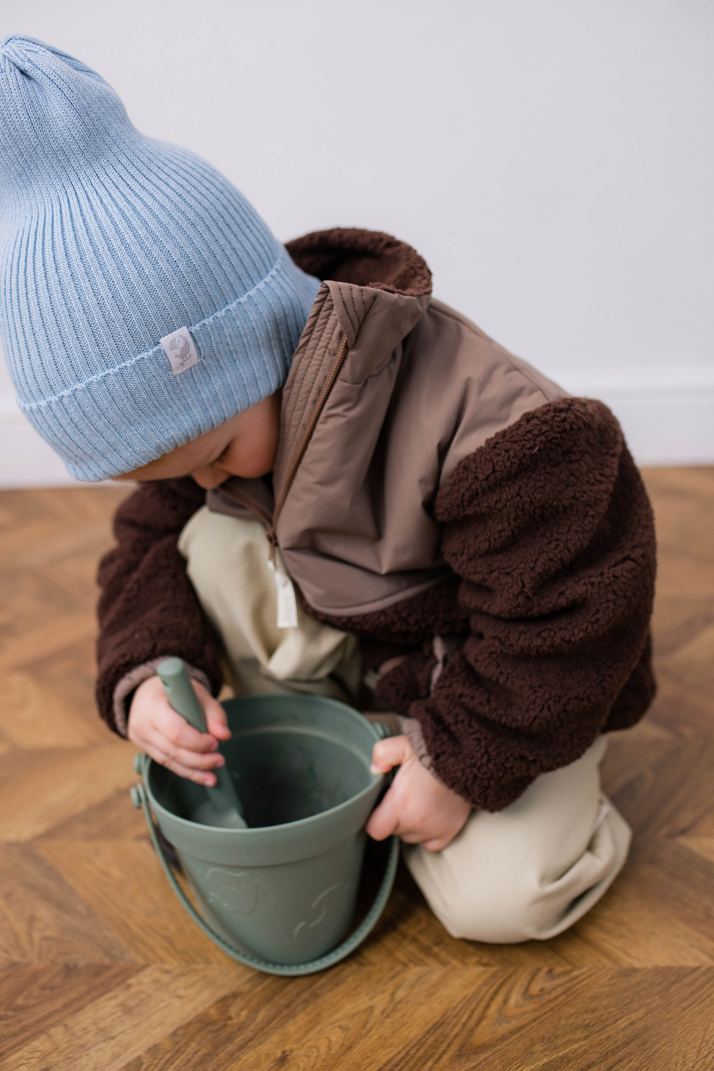 Куртка демисезонная из шерпы (шоколад)