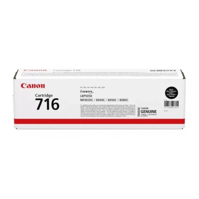 Картридж CANON 716BK для i-Sensys LBP5050/MF8030/MF8040/MF8050/MF8080 черный (2.3k)