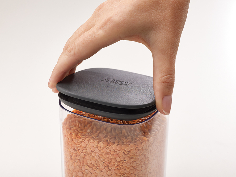 Набор из 3-х емкостей для хранения Podium серый Joseph Joseph